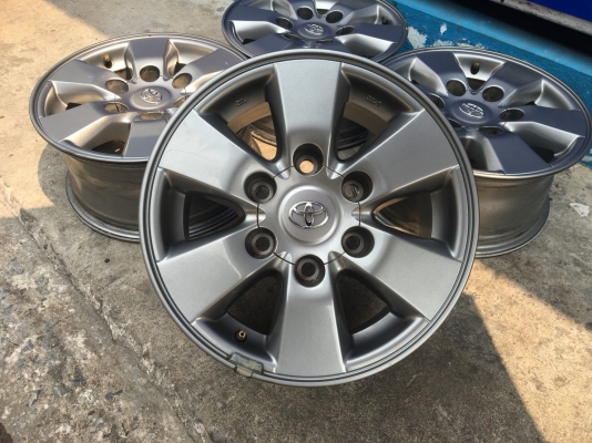 แม็ก Toyota Vigo Preraner ขอบ15 สีเทาดำ