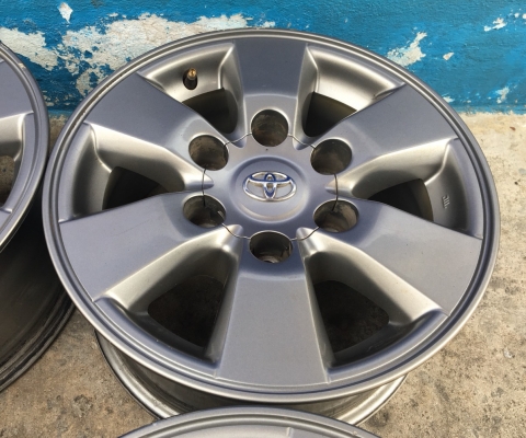 แม็ก Toyota Vigo Preraner ขอบ15 สีเทาดำ