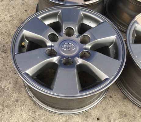 แม็ก Toyota Vigo Preraner ขอบ15 สีเทาดำ