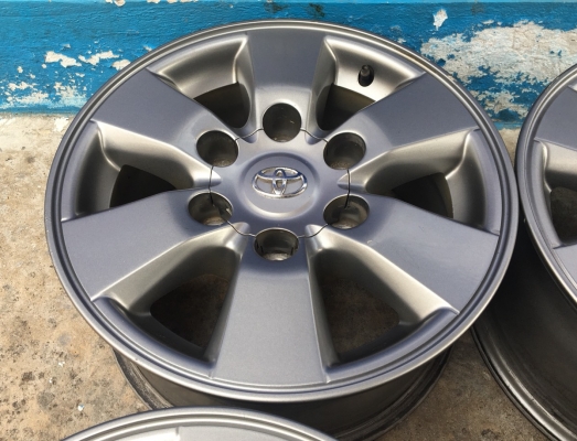 แม็ก Toyota Vigo Preraner ขอบ15 สีเทาดำ