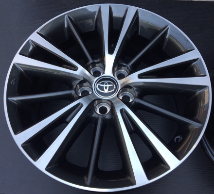 ล้อแม็กใหม่ Toyota Altis 2017 ขอบ16 สีดำหน้าเงา