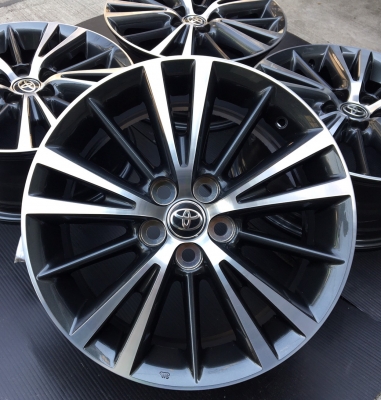 ล้อแม็กใหม่ Toyota Altis 2017 ขอบ16 สีดำหน้าเงา