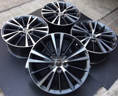 ล้อแม็กใหม่ Toyota Altis 2017 ขอบ16 สีดำหน้าเงา
