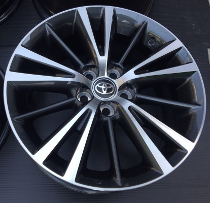 ล้อแม็กใหม่ Toyota Altis 2017 ขอบ16 สีดำหน้าเงา