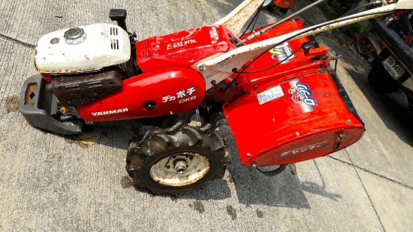 ขายรถพรวนดินyanmar dk8 เบนซิน 8 แรงม้า 4 จังหวะ