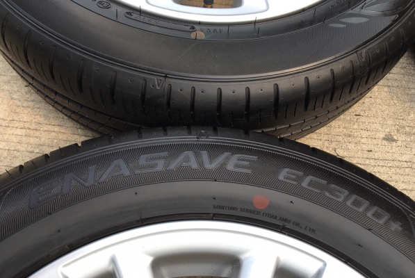 ล้อแม็กป้ายแดง Toyota Yaris Ativ 2017 ขอบ 15 พร้อมยางป้ายแดง Dunlop 185-65-15