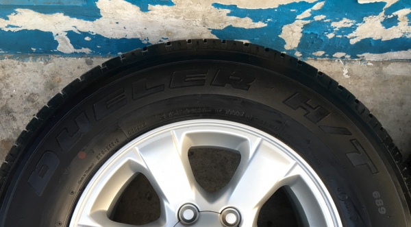 ล้อแม็ก ISUZU D-MAX Blue Power ขอบ 16 พร้อมยาง Bridgestone 245-70-16 ปลายปี 15