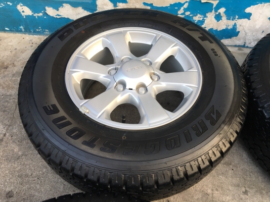ล้อแม็ก ISUZU D-MAX Blue Power ขอบ 16 พร้อมยาง Bridgestone 245-70-16 ปลายปี 15