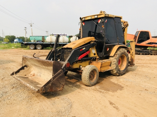 ขายรถตักหน้าขุดหลัง CAT424D เพลาเดี่ยว เอกสารเล่มทะเบียน