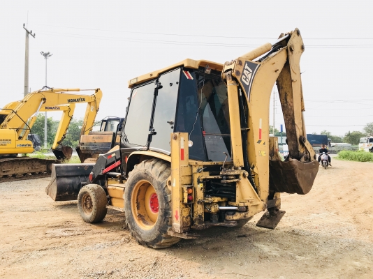 ขายรถตักหน้าขุดหลัง CAT424D เพลาเดี่ยว เอกสารเล่มทะเบียน