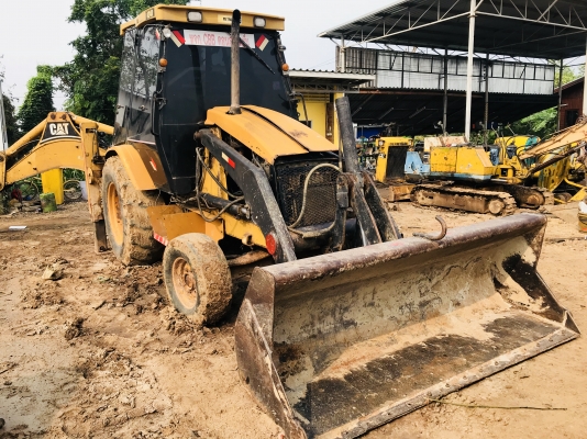 ขายรถตักหน้าขุดหลัง CAT424D เพลาเดี่ยว เอกสารเล่มทะเบียน
