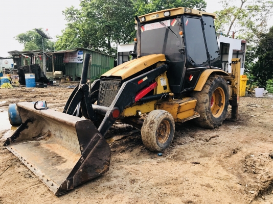 ขายรถตักหน้าขุดหลัง CAT424D เพลาเดี่ยว เอกสารเล่มทะเบียน