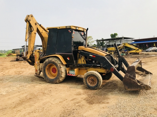 ขายรถตักหน้าขุดหลัง CAT424D เพลาเดี่ยว เอกสารเล่มทะเบียน