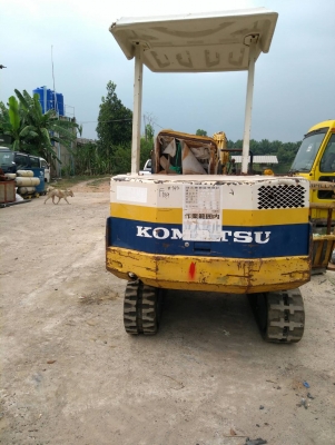 รถแบคโฮ KOMATSU PC15-6 รถเก่านอกนำเข้า ยังไม่เคยใช้งานในไทย ไฟฟ้าครบ ชม.การทำงาน 4000+ ชม. เครื่องดี ปั๊มดี พร้อมใช้งาน มีเอกสารใบอินวอยซ์