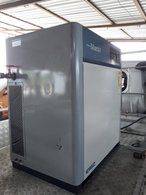 ปั๊มลมสกรู kobelcoพร้อมdryerในตัว เก่าญี่ปุ่น พร้อมใช้งาน