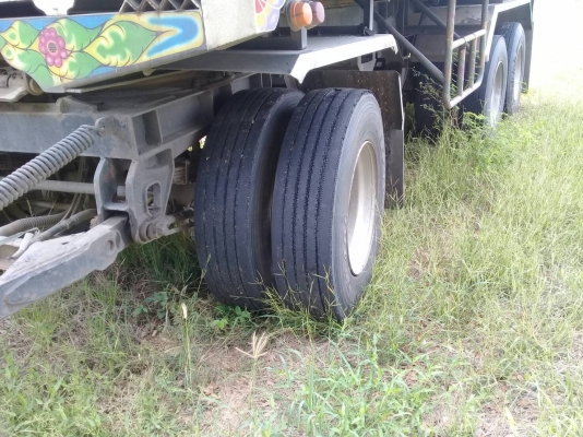 ขาย HINO 344 พ่วงแม่ลูก กระบะเหล็กสามมิตร รถปี 57