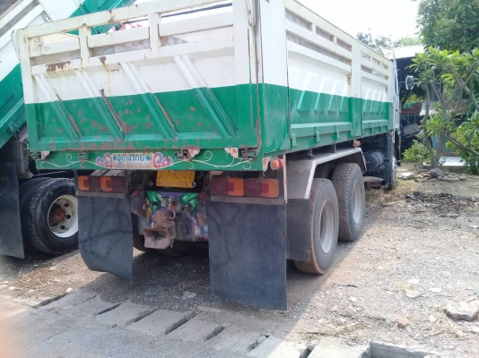 ขาย HINO 344 พ่วงแม่ลูก กระบะเหล็กสามมิตร รถปี 57