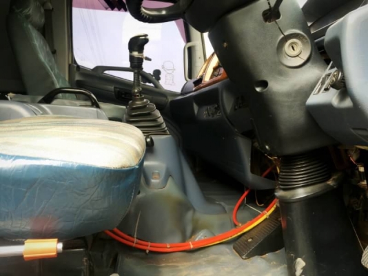 Hino mega เครื่อง 320 แรง ปี 49 แม่ลูกดัมพ์สหกิจ เครื่องเดิม สวยเดิมบาง พร้อมใช้งาน