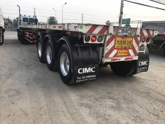 Isuzu Rocky เครื่อง 240 แรง รถห้างแท้ หัวลากพร้อมหาง CIMC สามเพลา ปี 51 พร้อมใช้งาน