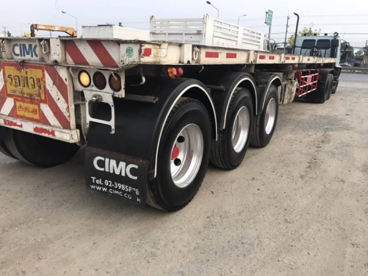 Isuzu Rocky เครื่อง 240 แรง รถห้างแท้ หัวลากพร้อมหาง CIMC สามเพลา ปี 51 พร้อมใช้งาน