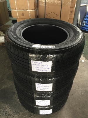 ยาง Bridgestone 265 65 17 ปี16 ดอกเต็ม ไม่มีปะ ใช้ยาว ราคาไม่แพง