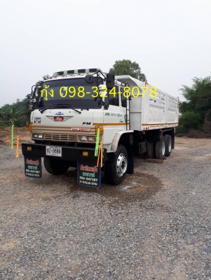 Hino Sumo 227 เครื่องเดิม เกียร์ 3M ดั้มสามมิตรแท้ สโลว์กลาง มีระบบลากพ่วง ยางดี คัทซีสวย แอร์ครบ พร้อมใช้งาน เล่มพร้อมโอน