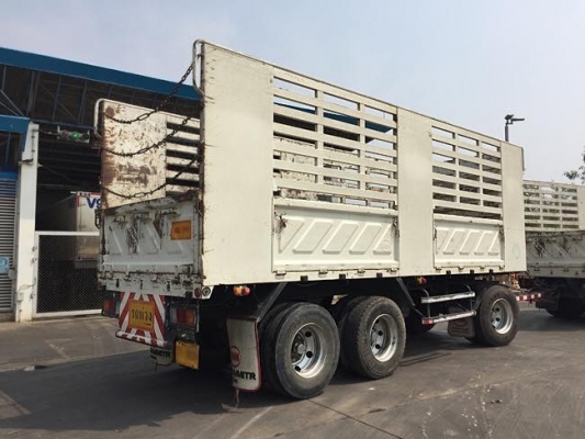 HINO เครื่อง 344 แรง ปลายปี 56 แม่ลูกกระบะสามมิตรไม่ดั้มพ์ สภาพเดิม ๆ เฟืองเร็ว ท้องอ่างมิเนียม ท่อเอส ล้อแม็ค แม่ยาว 6.20 ม. ลูกยาว 7 ม. สภาพยาง 70\% น้ำหนักบรรทุกได้ 32.5 ตัน