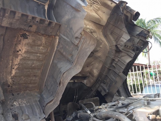 HINO เครื่อง 344 แรง ปลายปี 56 แม่ลูกกระบะสามมิตรไม่ดั้มพ์ สภาพเดิม ๆ เฟืองเร็ว ท้องอ่างมิเนียม ท่อเอส ล้อแม็ค แม่ยาว 6.20 ม. ลูกยาว 7 ม. สภาพยาง 70\% น้ำหนักบรรทุกได้ 32.5 ตัน