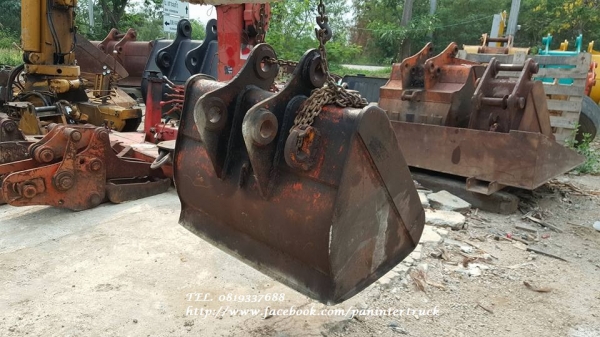 *มหกรรม ลดล้างสต๊อคSALE*FROM JAPAN BUCKETบุ๊งกี๋สำหรับรถขุดไซค์ 30,40,45,50 /สลัก 45 มิล/ปากกว้าง:27 นิ้ว(69 cm.) /สินค้าเก่านอก ราคาเพียง(ใบละ) 9,000 บาท