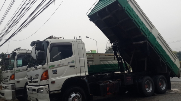 ฮีโน่ 320  ปี 47 กระบะสามมิตร ดั้มแม่ลูก