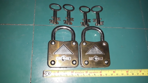 ขายแม่กุญแจABUS MADE IN GERMANY. ใหม่เก่าเก็บพร้อมลูก2ดอก