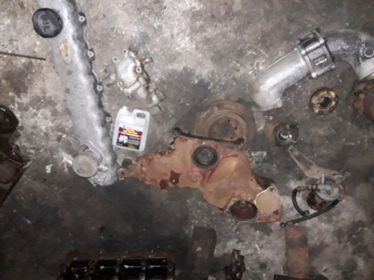 ขายเครื่องHINO EH700 ฝาหน้าปั้มลม