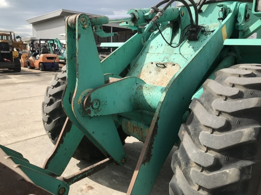 รถตัก Komatsu WA150-3E ปี 2003 เป็นล็อตสุดท้ายของรุ่น 3 จากญี่ปุ่น