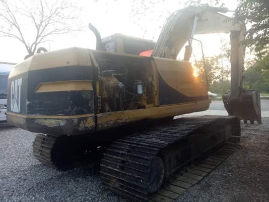 ขายแบ็คโฮ CAT320B เอกสารเล่มทะเบียนพร้อม