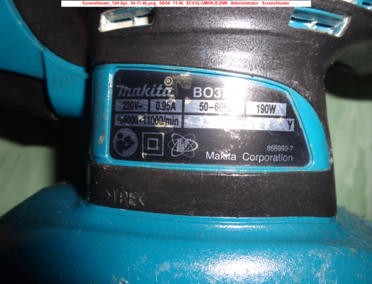 ขายเครื่องขัดกระดาษทราย Makita Bo3711 190w ปรับรอบได้ ขายเครื่องขัดกระดาษทราย Makita Bo3711 190w ปรับรอบได้
