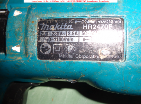 ขายสว่านโรตารี่ 3 ระบบ MAKITA รุ่น HR 2470 F