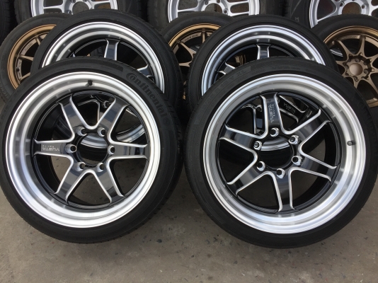 WELD ขอบ18 พร้อม ยางเปอร์เซ็นต์ Continental  245-35-18 255 35 18 ขนาด 6 รู หน้า 9.5-10.5  แม็กใหม่แกะกล่อง ครบชุด 15500