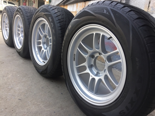 RPF1 ขอบ18 พร้อม ยางเปอร์เซ็นต์ MAXXIS 265 60 18 ขนาด 6 รู หน้า 9.5-10.5 แม็กใหม่แกะกล่อง ครบชุด 13900