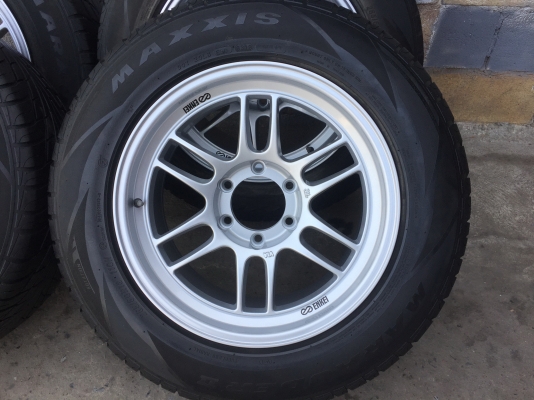 RPF1 ขอบ18 พร้อม ยางเปอร์เซ็นต์ MAXXIS 265 60 18 ขนาด 6 รู หน้า 9.5-10.5 แม็กใหม่แกะกล่อง ครบชุด 13900