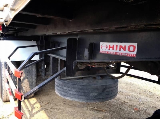 Hino mega 344 แรง ปี 53 แม่ลูกดัมพ์สามมิตร ลูก 3 เพลา รถหัวเดิมบาง เครื่องเกียร์ดี  คัสซีสวยๆ พร้อมใช้งานค่ะ