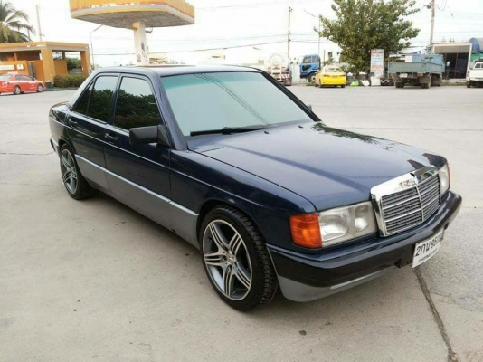 Benz 190E ปี92 เกียร์ออโต้ ติดแก๊สถังโดนัท