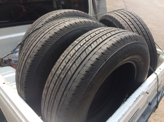 ยางถอดป้ายแดง Bridgestone 215 70 r16 ปี18 ยางถอดป้ายแดง Bridgestone 215 70 r16 ปี18