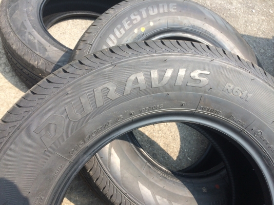 ยางถอดป้ายแดง Bridgestone 215 70 r16 ปี18 ยางถอดป้ายแดง Bridgestone 215 70 r16 ปี18