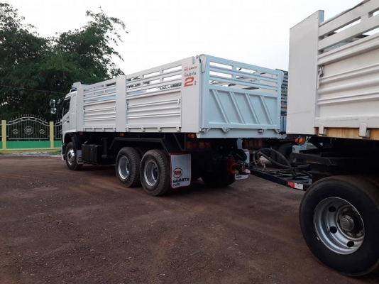 Hino 344 ปี 55 แม่ลูกดัมพ์สามมิตร ลูก 3 เพลาแท้  ยางเต็ม ทะเบียนพร้อม #มีสองพ่วงค่ะ