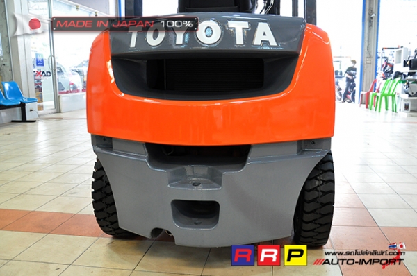 ขายรถโฟล์คลิฟท์มือสอง TOYOTA รุ่น 8FD25-41612 นำเข้าจากประเทศญี่ปุ่น 100\% ไม่เคยใช้งานในไทย ขายรถโฟล์คลิฟท์มือสอง TOYOTA รุ่น 8FD25-41612 นำเข้าจากประเทศญี่ปุ่น 100\% ไม่เคยใช้งานในไทย