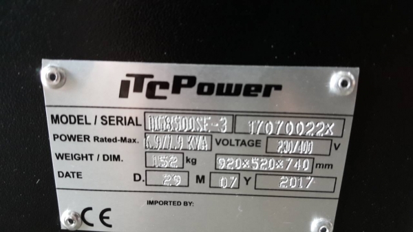 เครื่องปั่นไฟ 6.25kw/6.25kva 1 เฟส รับประกัน 1ปี มีของพร้อมส่ง