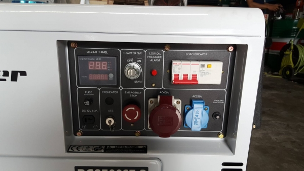 เครื่องปั่นไฟ 6.25kw/6.25kva 1 เฟส รับประกัน 1ปี มีของพร้อมส่ง