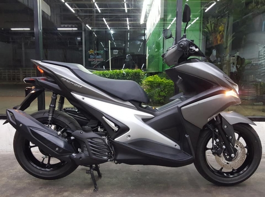 ขออนุญาตขาย YAMAHA AEROX-155 ตัว TOP วิ่งน้อย 192 กิโลเมตร กุญแจรีโมท ฟรีค่าโอน
