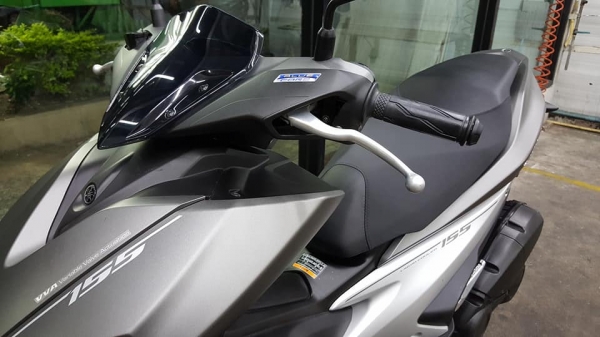 ขออนุญาตขาย YAMAHA AEROX-155 ตัว TOP วิ่งน้อย 192 กิโลเมตร กุญแจรีโมท ฟรีค่าโอน