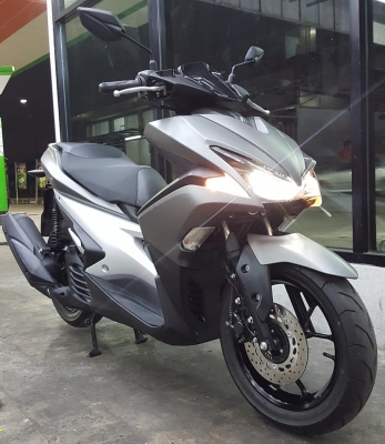ขออนุญาตขาย YAMAHA AEROX-155 ตัว TOP วิ่งน้อย 192 กิโลเมตร กุญแจรีโมท ฟรีค่าโอน
